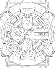 Чертежи часов G-Shock