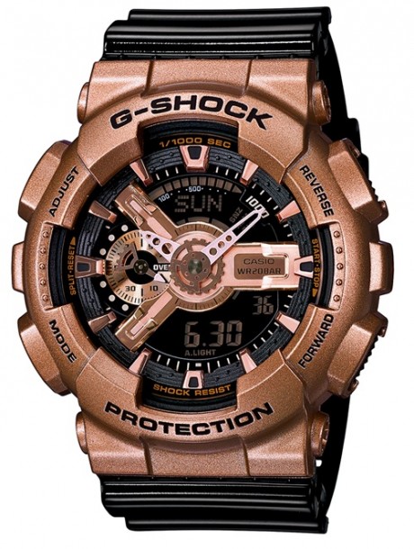 золотые G-Shock red collection GA-110GD-9B2